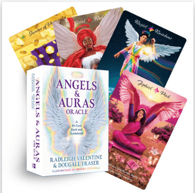 Angels and Auras Oracle - Mystical Divination Cards, Intuitive Guidance, Spiritual Insight, Portable and Easy to Use! - The Celestial Boutique