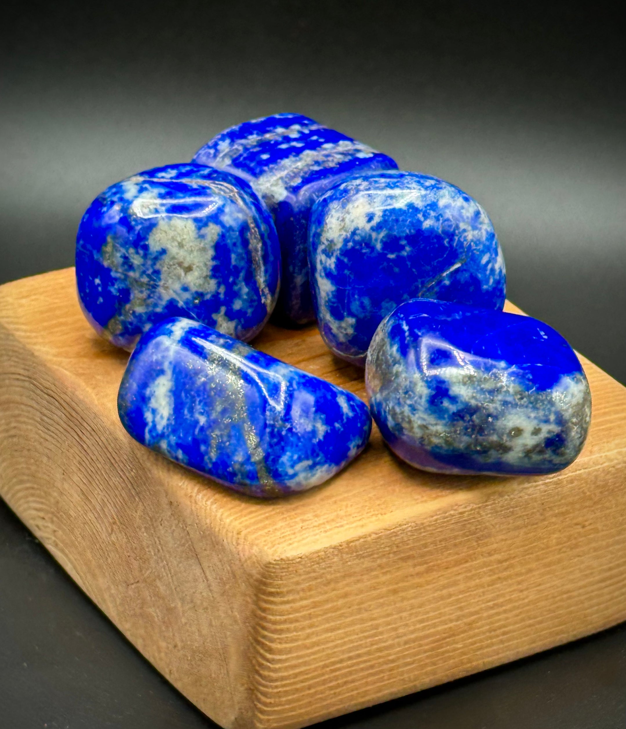 Beautiful Lapis Lazuli Tumbled Stones, Top Quality, Available in Various Packs - The Celestial Boutique