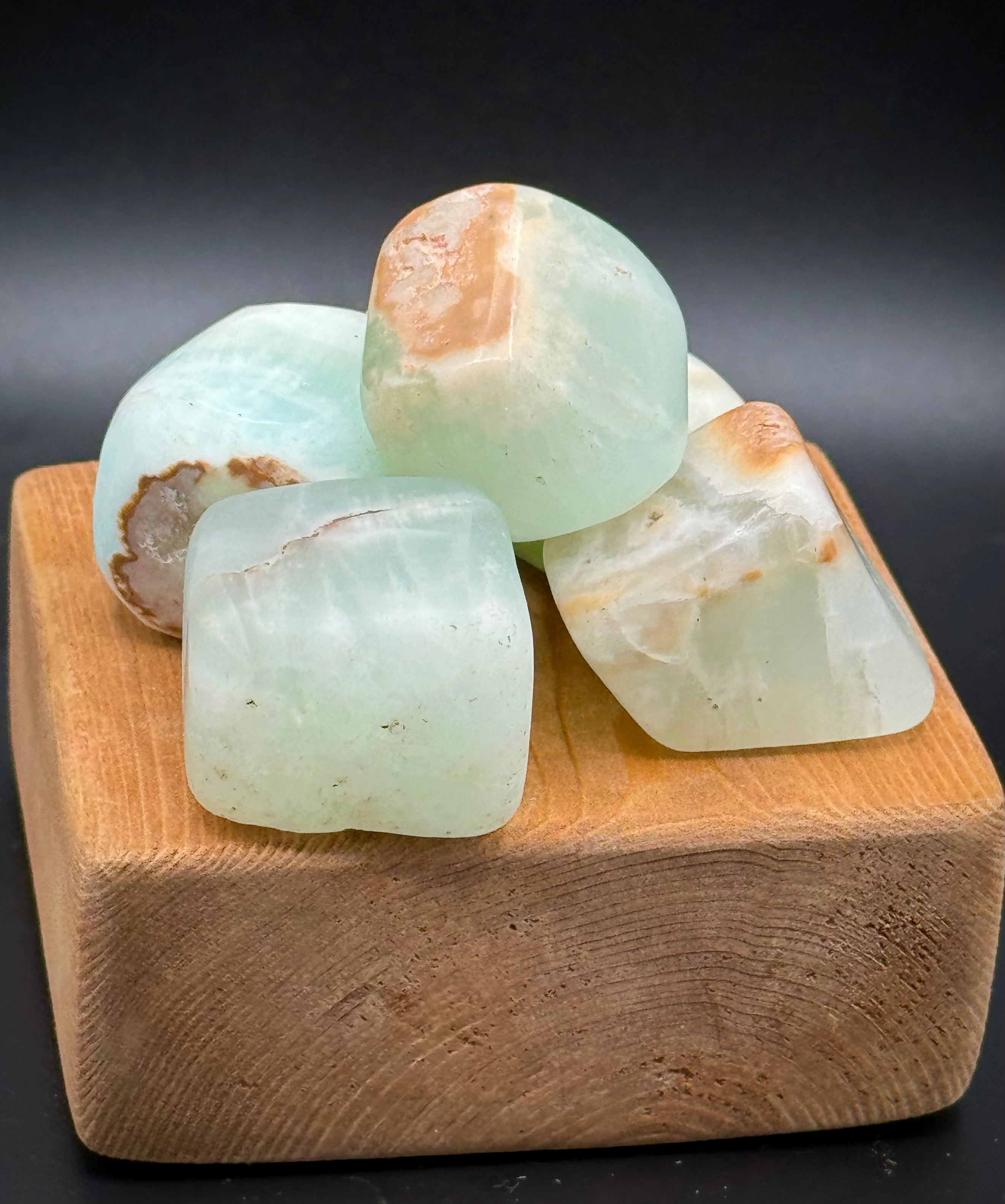 Beautiful Caribbean Calcite Tumbled Stones, Top Quality Stones