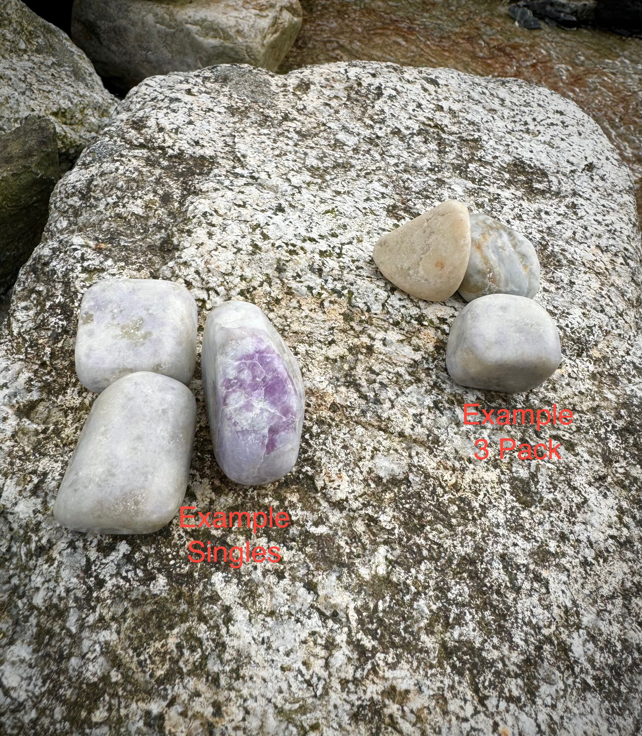 Beautiful UV Reactive Hackmanite Tumbled Stones From Afghanistan, Top Quality, Available in Packs of 1 or 3 Stones - The Celestial Boutique