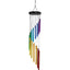 Chakra Wind chime 5" x 28" - Harmonize Your Space, Handcrafted, Healing Sounds, Beautiful Home Decor CWC01