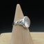 Rose Quartz Ring in Sterling Silver, Handmade Jewelry, Size 8, Celestial Elegance, Love and Healing Gift, R574