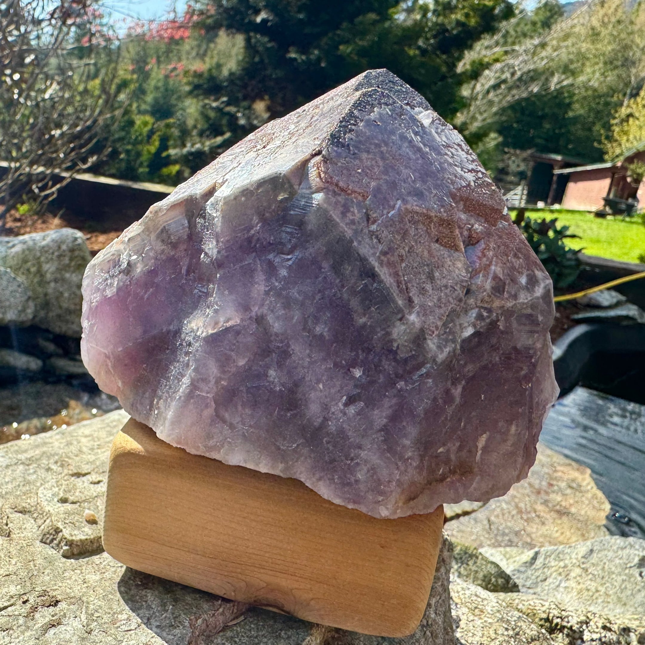 Natural Auralite 23 XXL 1266g Red Cap Point, Freestanding, Statement Piece, Authentic, Beautiful, Rare Gemstone, Healing Crystal - The Celestial Boutique