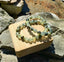 Natural Prehnite with Epidote Bracelet with 8mm Beads | Handmade  | Stretch Band | Perfect Gift for Any Occasion