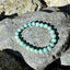 Natural Amazonite Bracelet, 8mm Beads, Stretch Band, Handmade Gemstone Jewelry, Healing Crystal