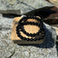 Natural Black Obsidian Bracelet, 8mm Beads, Stretch Band, Handmade Gemstone Jewelry, Healing Crystal, Unisex Gift, Protective Bracelet