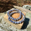 Natural Iolite 8mm Bead Bracelet with Stretch Band | Elegant and Healing Jewelry | Handmade Stone Bracelet