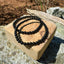 Natural Black Onyx Bracelet, 4mm Beads with Stretch Band | Sleek and Stylish Jewelry | Handmade Healing Stone Bracelet