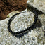 Natural Black Onyx Bracelet, 4mm Beads with Stretch Band | Sleek and Stylish Jewelry | Handmade Healing Stone Bracelet