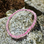 Natural Rose Quartz 4mm Bead Bracelet on Stretch Band - Elegant Healing Crystal Jewelry for Love and Harmony