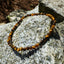 Natural Yellow Tiger Eye 4mm Bead Bracelet with Stretch Band | Elegant and Protective Jewelry | Handmade Stone Bracelet