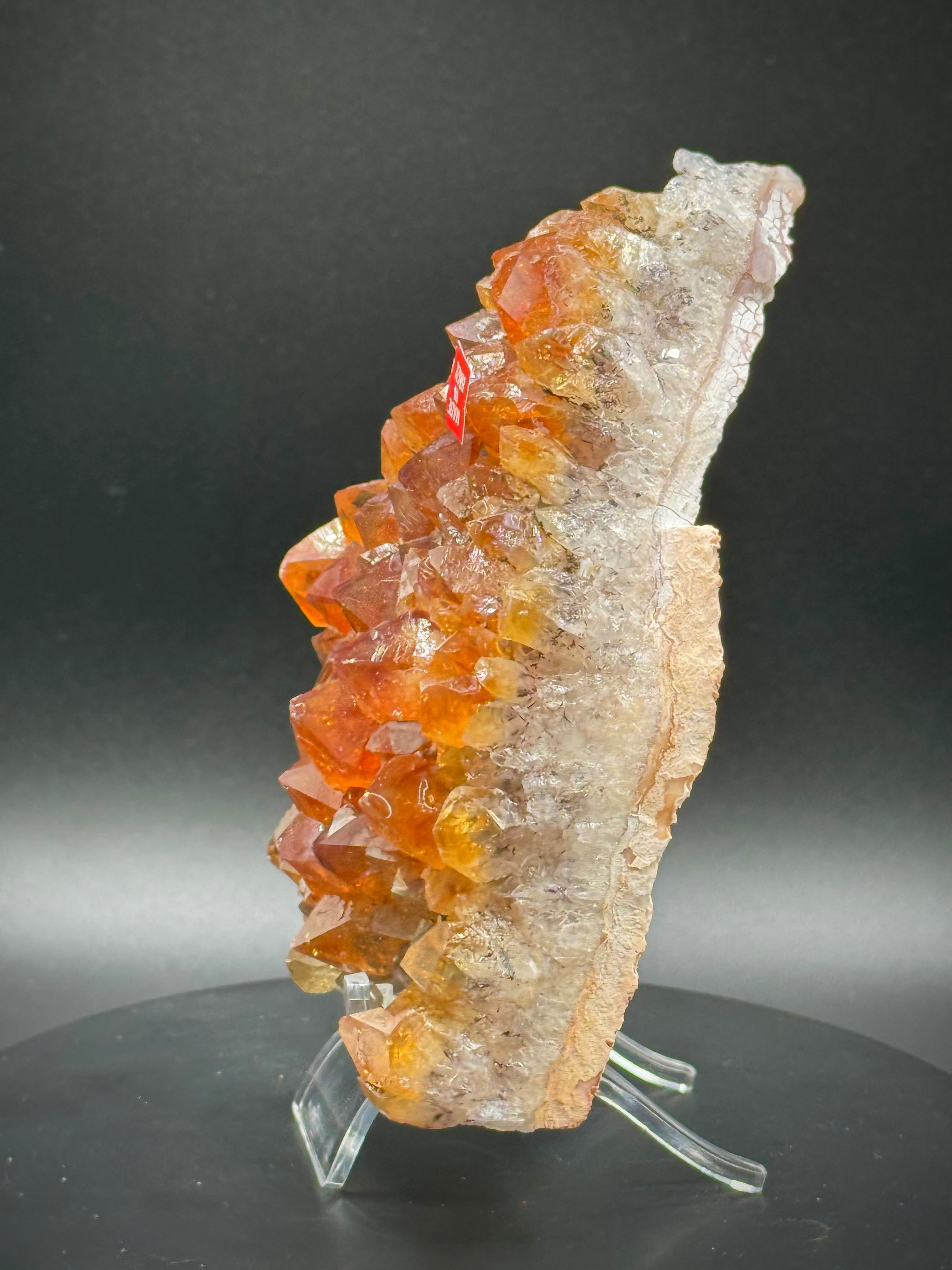 Beautiful Citrine Cluster from Brazil, 406 Grams, A+++ Super Extra Quality, Heat Treated - The Celestial Boutique