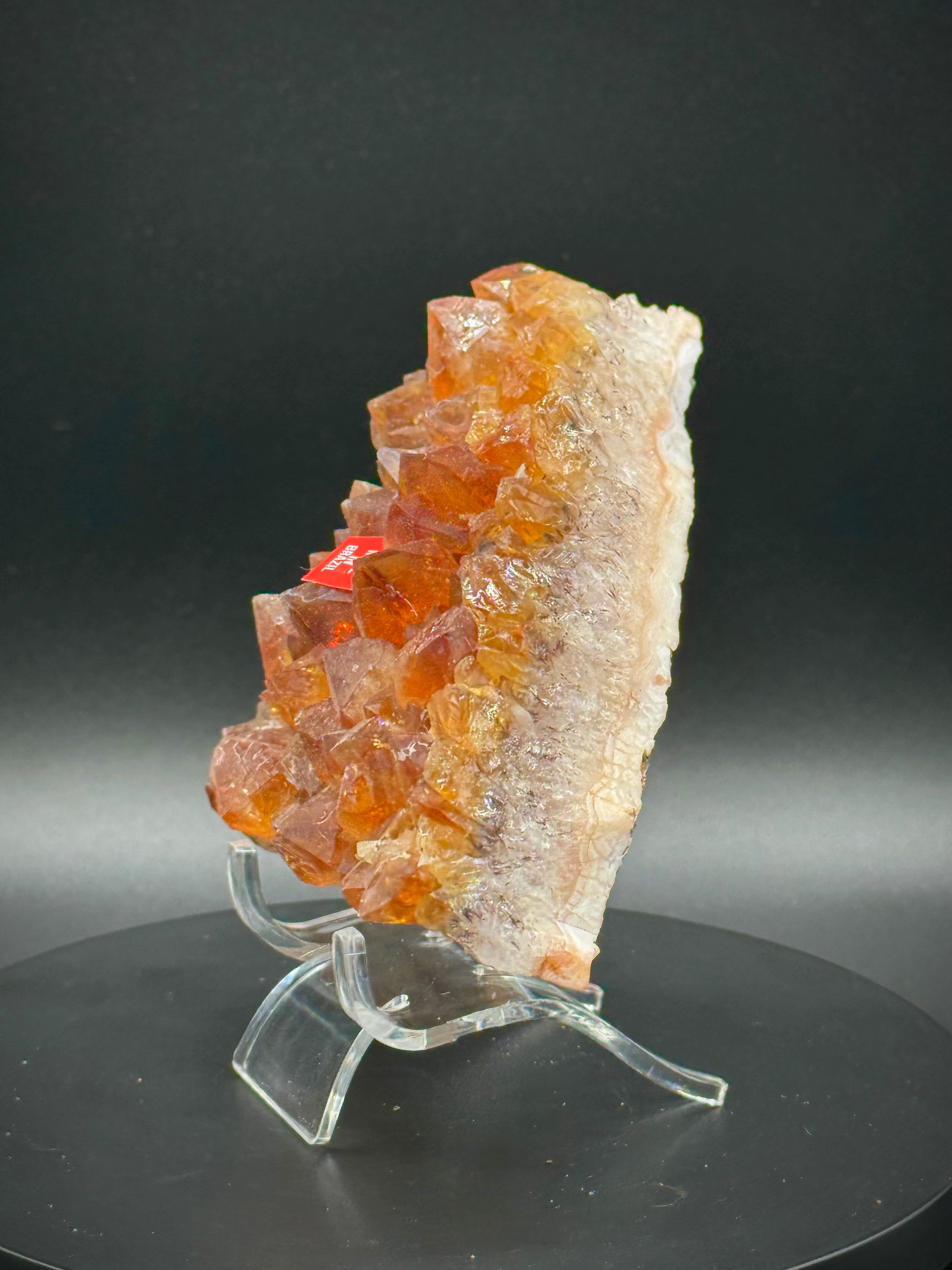 Beautiful Citrine Cluster from Brazil, 326 Grams, A+++ Super Extra Quality, Heat Treated - The Celestial Boutique