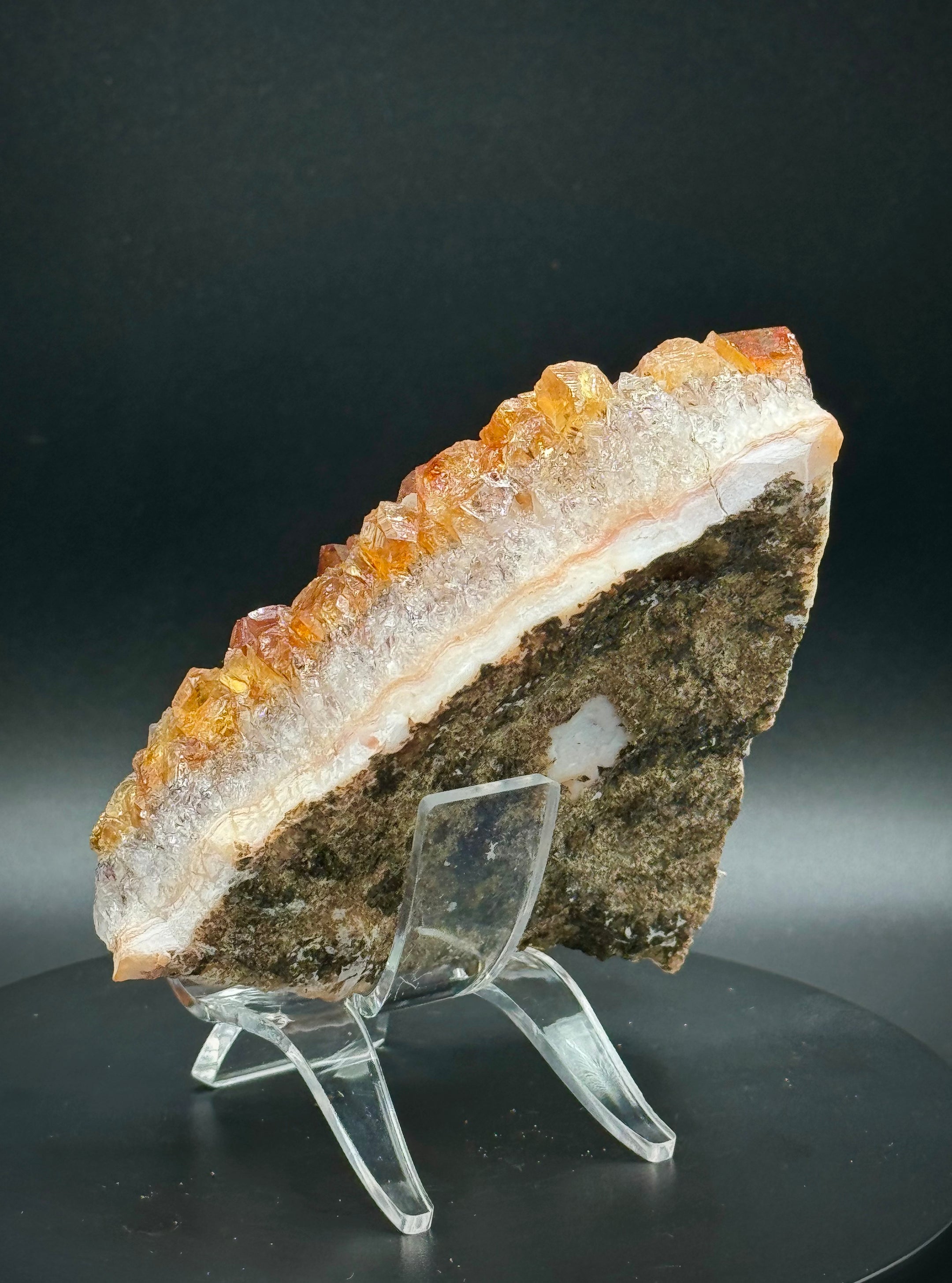 Beautiful Citrine Cluster from Brazil, 326 Grams, A+++ Super Extra Quality, Heat Treated - The Celestial Boutique