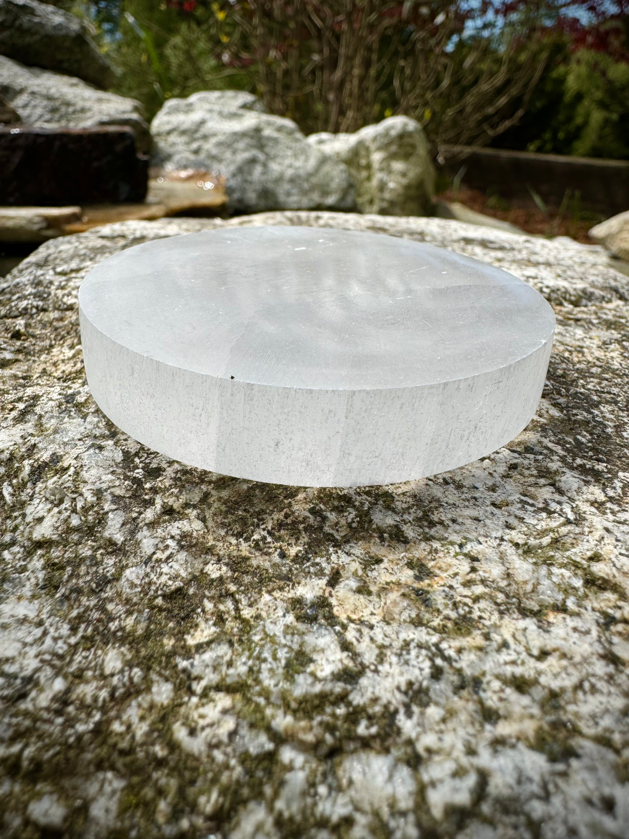 Polished Selenite Charging Plates from Brazil 3 Inch, Great Quality, High Vibration, Crystal Charging - The Celestial Boutique