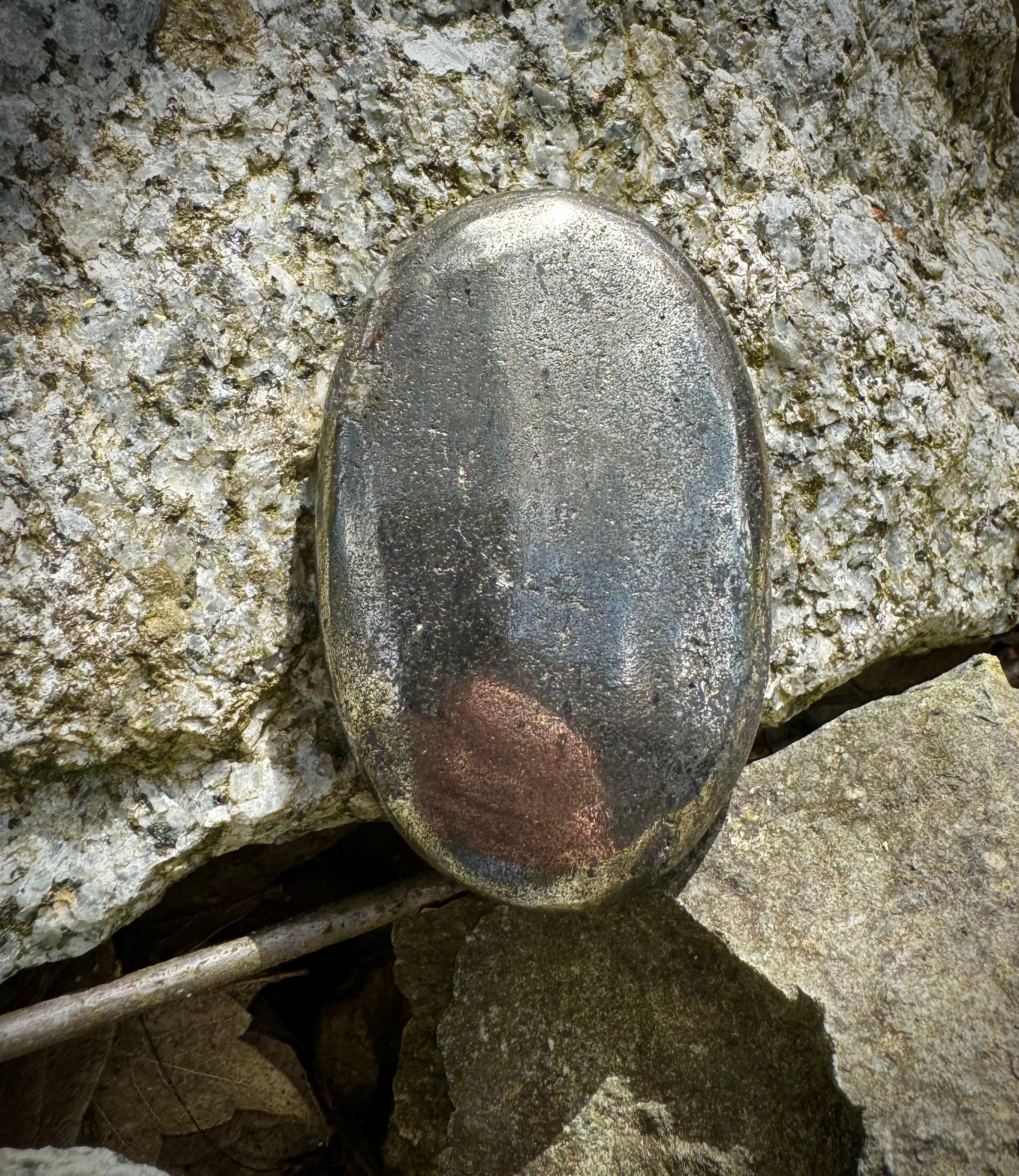 Natural Pyrite Palm Stones from Pakistan, Beautiful and Authentic, A+ Quality - The Celestial Boutique