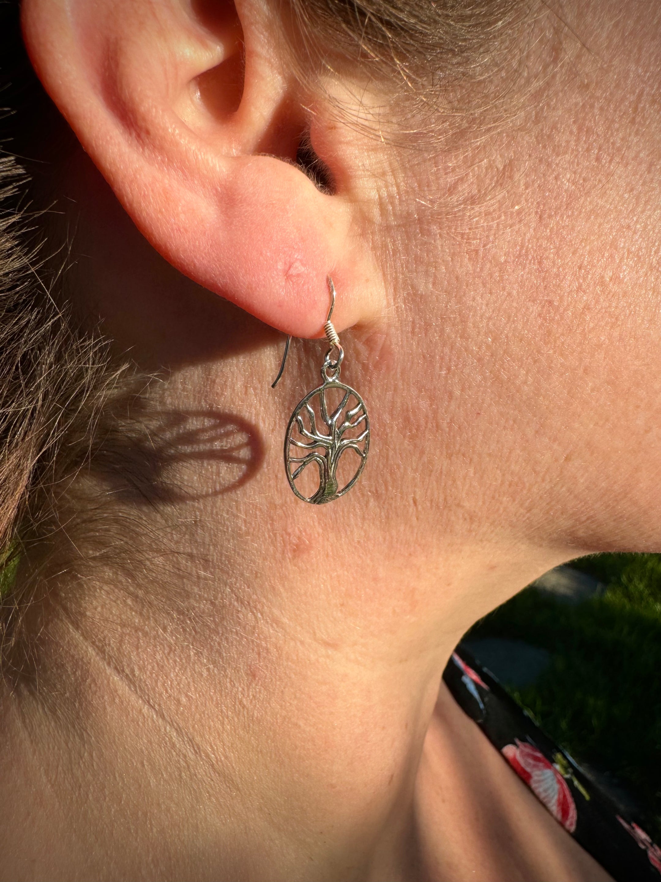 Boucles d’oreilles Tree of Life - Argent sterling 925, Superbes bijoux faits à la main, Cadeau spirituel pour les femmes, Boucles d’oreilles élégantes et hypoallergéniques