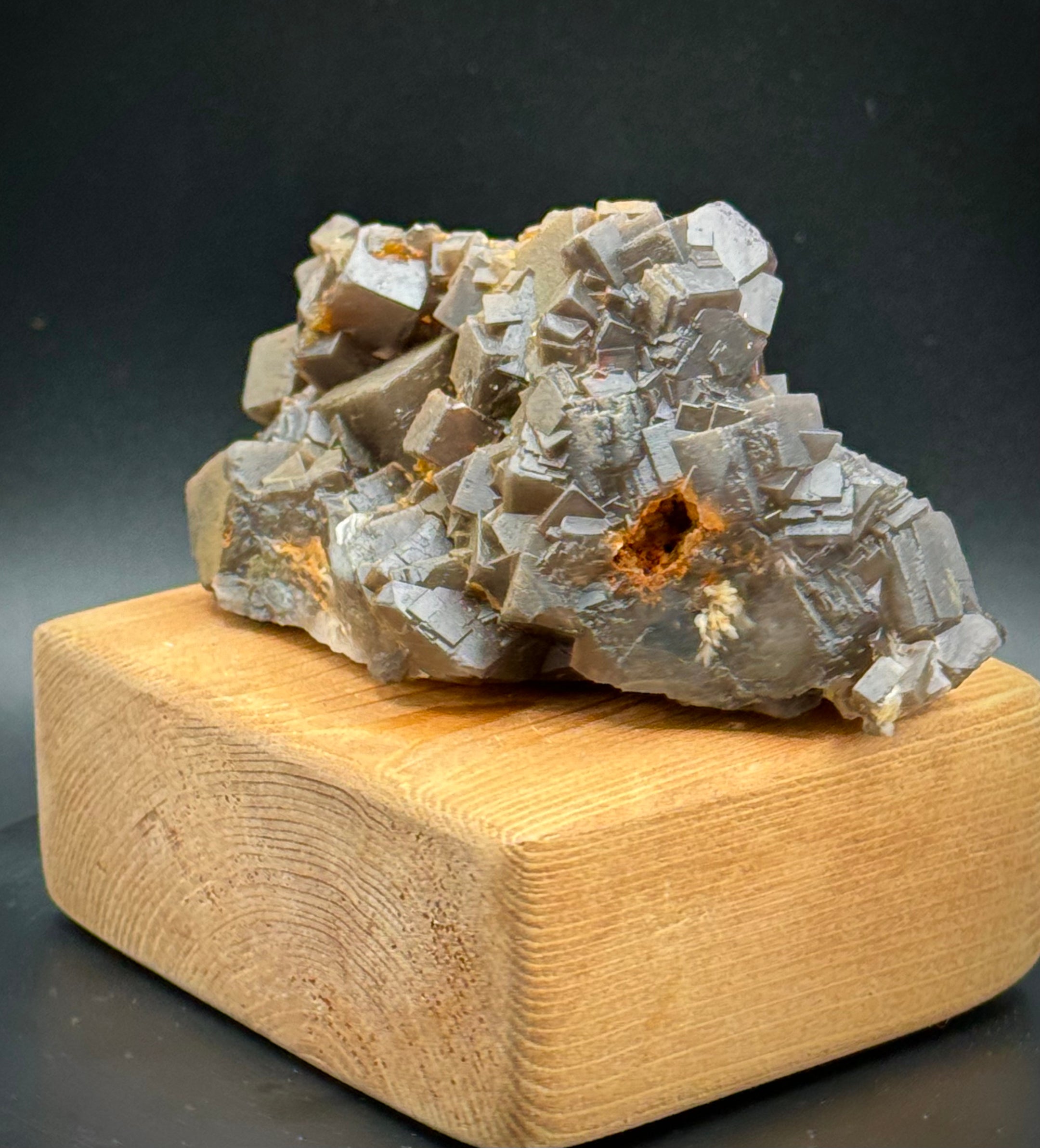 Beautiful Cubic Brown Fluorite Specimen from Pakistan, Top Grade, A++ Quality - The Celestial Boutique