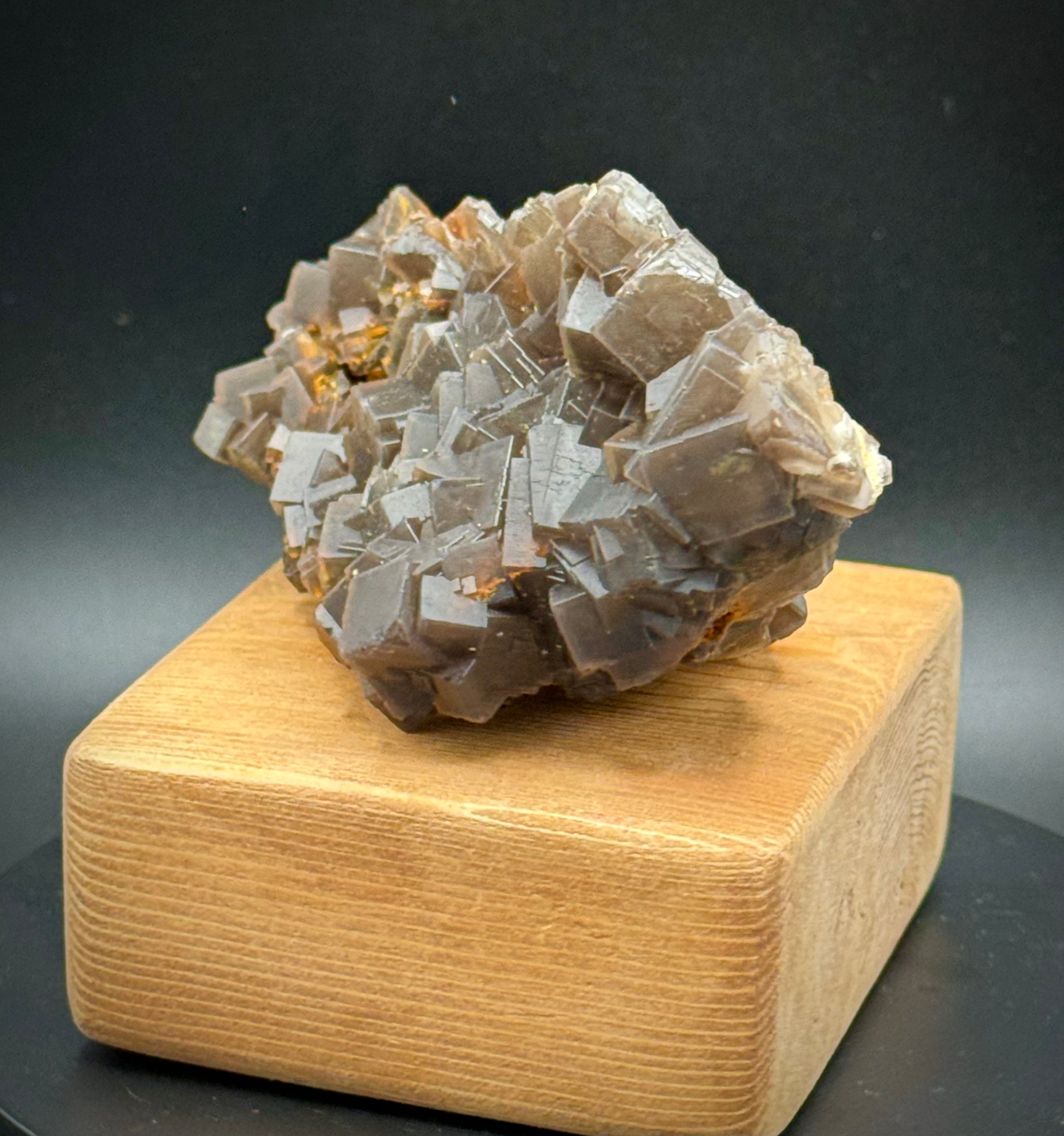 Beautiful Cubic Brown Fluorite Specimen from Pakistan, Top Grade, A++ Quality - The Celestial Boutique