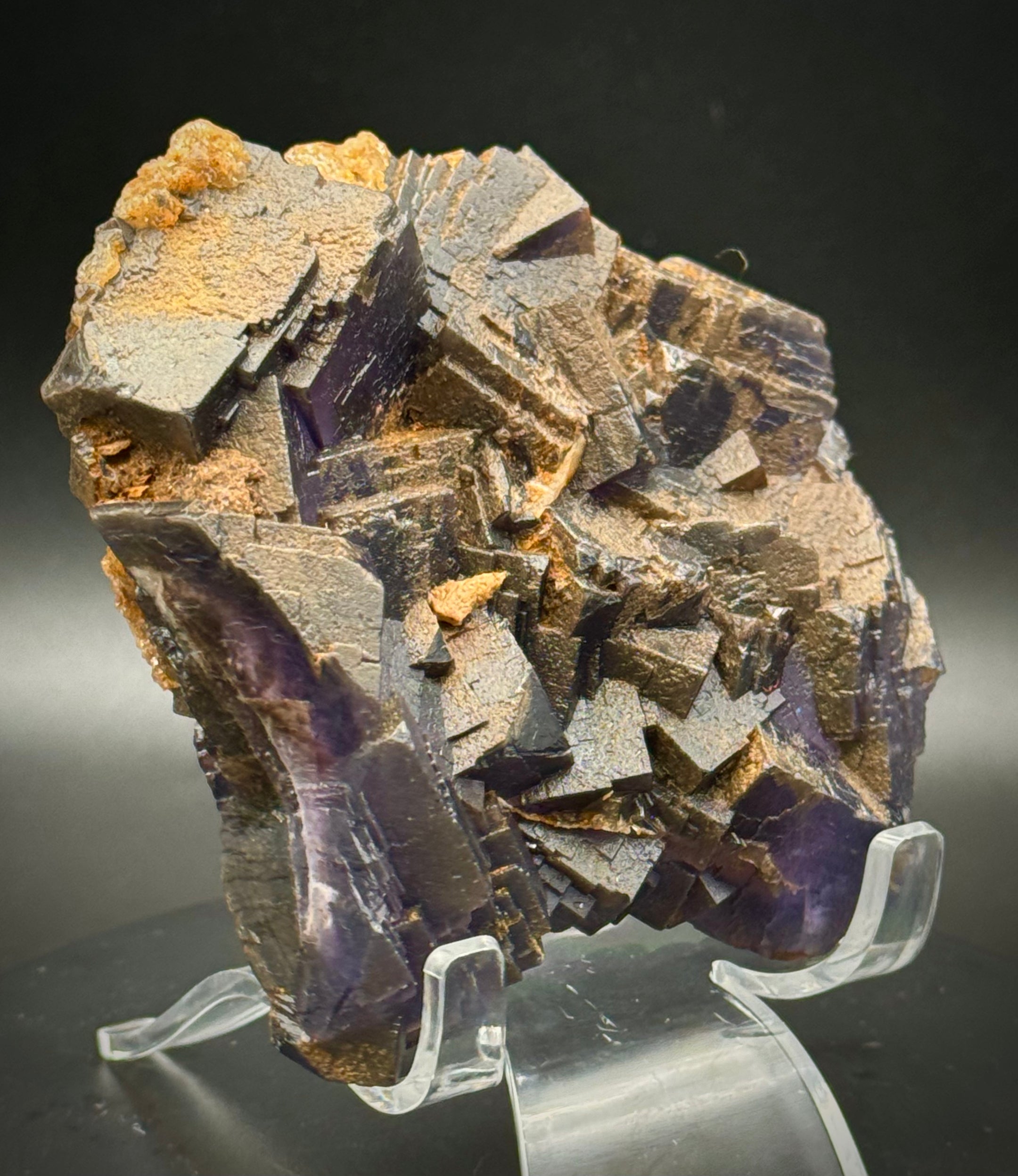 Beautiful Cubic Purple Fluorite Specimen from Pakistan, Top Grade, A+++ Quality - The Celestial Boutique