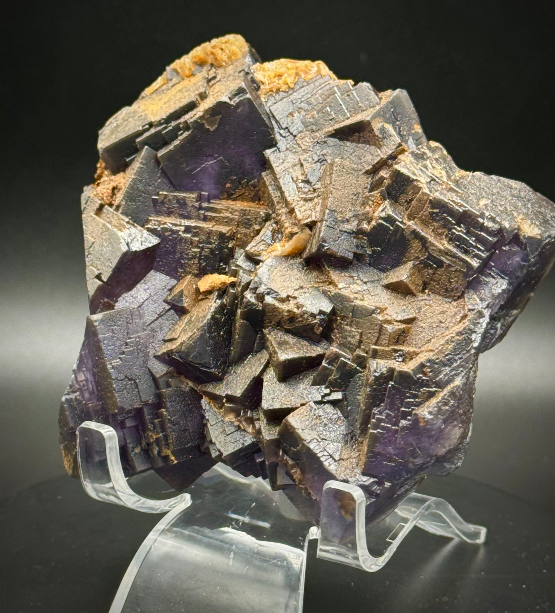 Beautiful Cubic Purple Fluorite Specimen from Pakistan, Top Grade, A+++ Quality - The Celestial Boutique