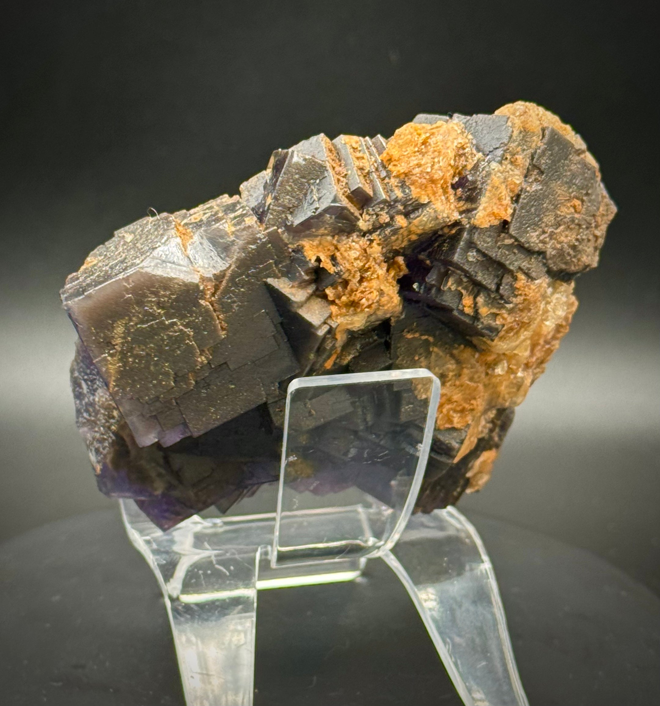 Beautiful Cubic Purple Fluorite Specimen from Pakistan, Top Grade, A+++ Quality - The Celestial Boutique