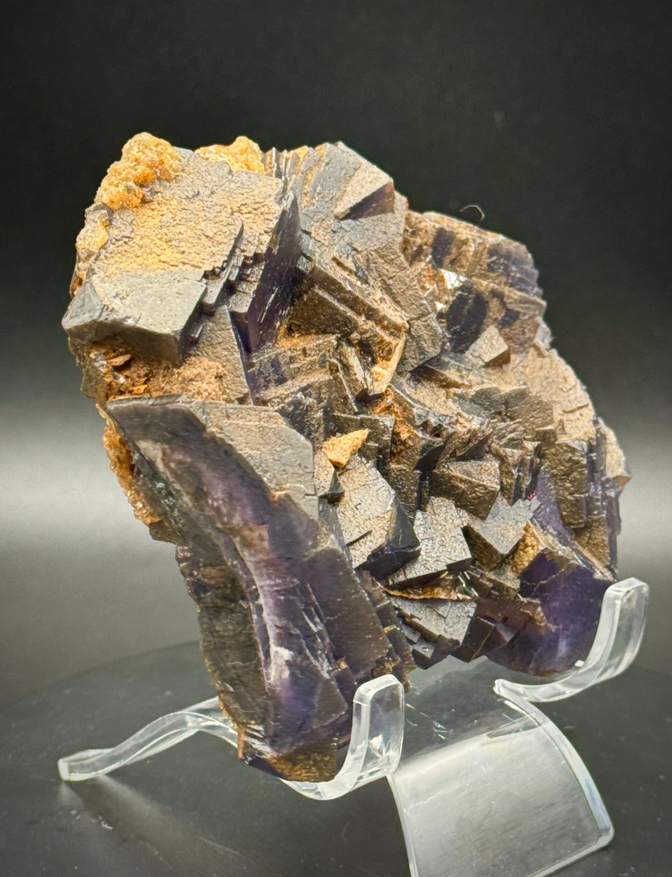 Beautiful Cubic Purple Fluorite Specimen from Pakistan, Top Grade, A+++ Quality - The Celestial Boutique