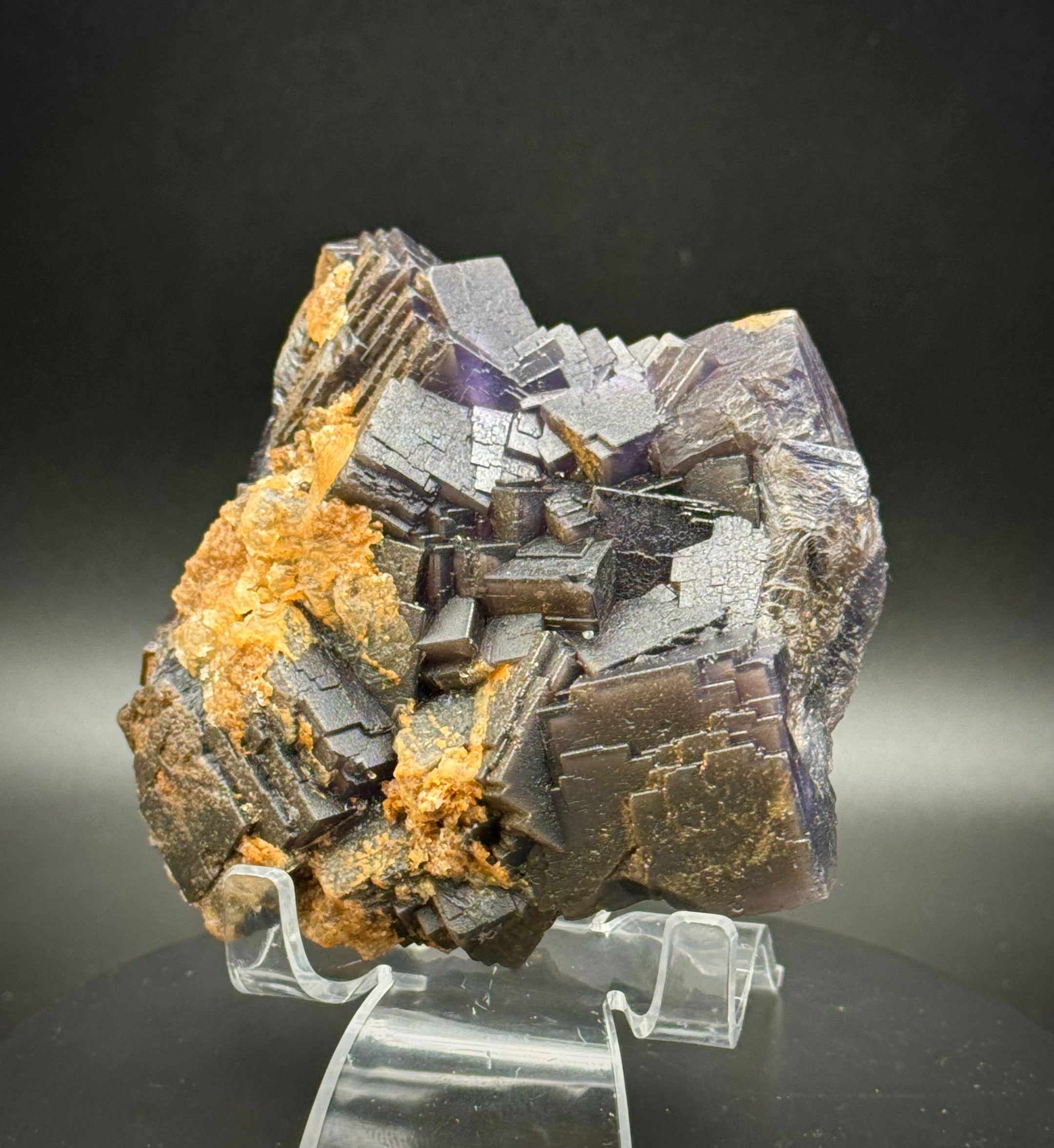 Beautiful Cubic Purple Fluorite Specimen from Pakistan, Top Grade, A+++ Quality - The Celestial Boutique