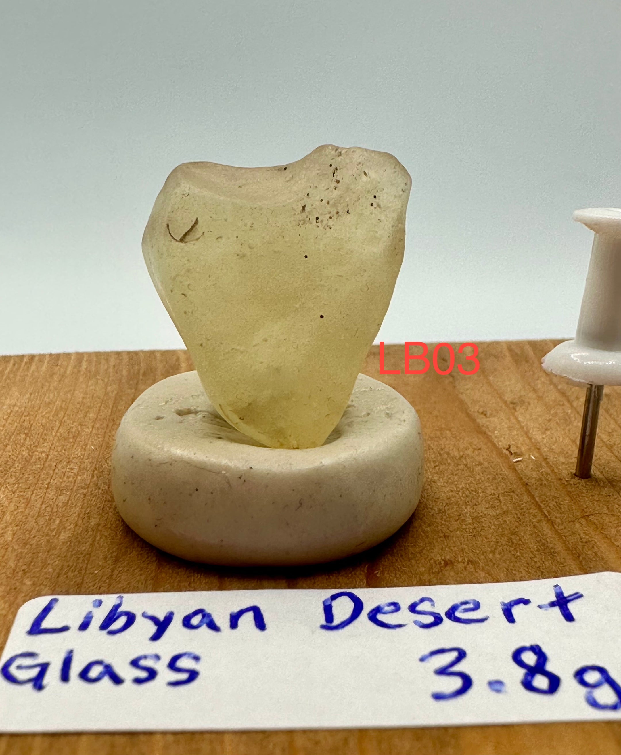 Libyan Desert Glass Specimen A+ Grade - Tektite - Genuine Libyan Crystal, 3-4.4 Grams, Choose Your Unique Piece! - The Celestial Boutique