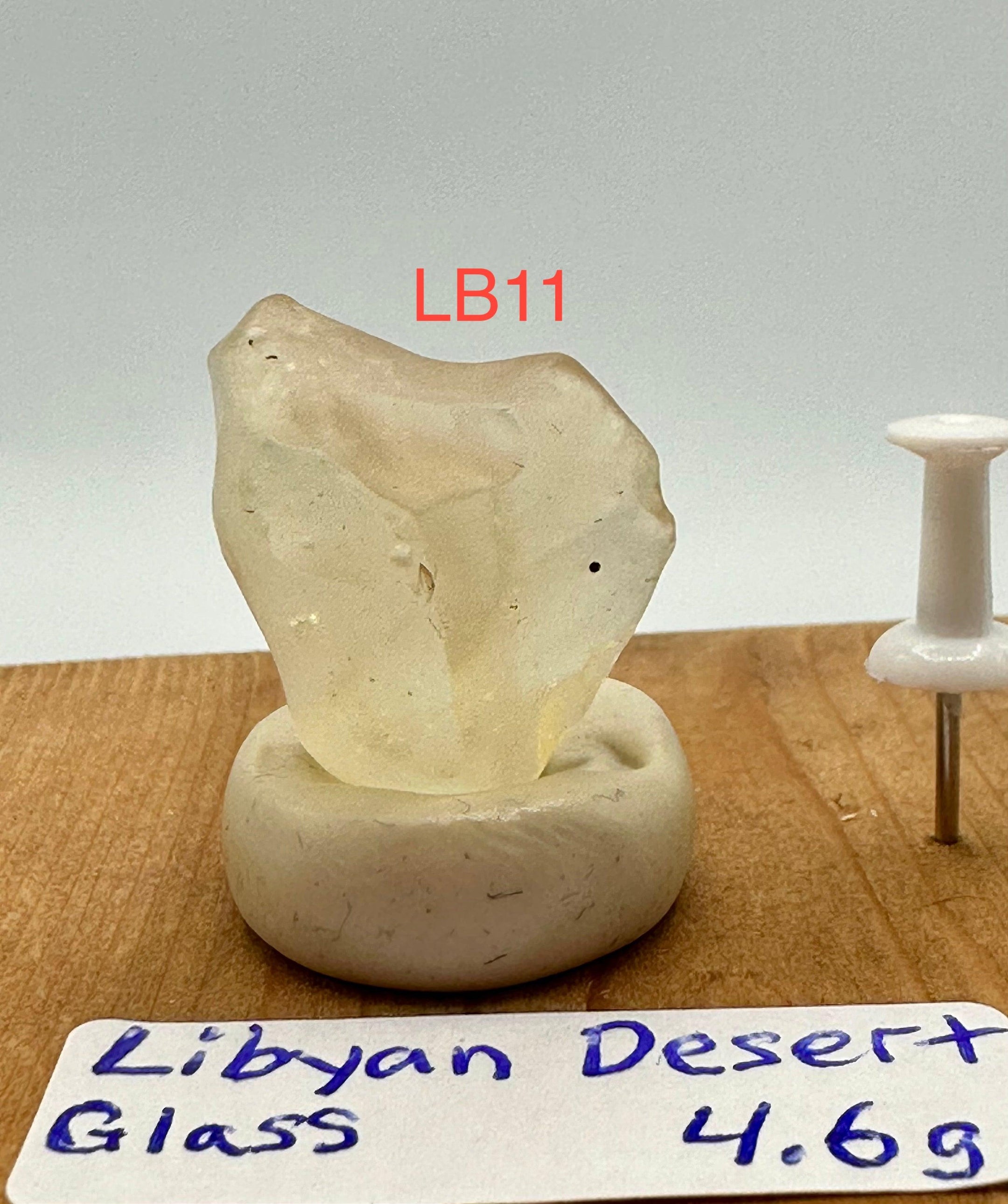 Libyan Desert Glass Specimen A+ Grade - Tektite - Libyan Crystal, 4.5-4.9 Grams, Pick Your Piece - The Celestial Boutique