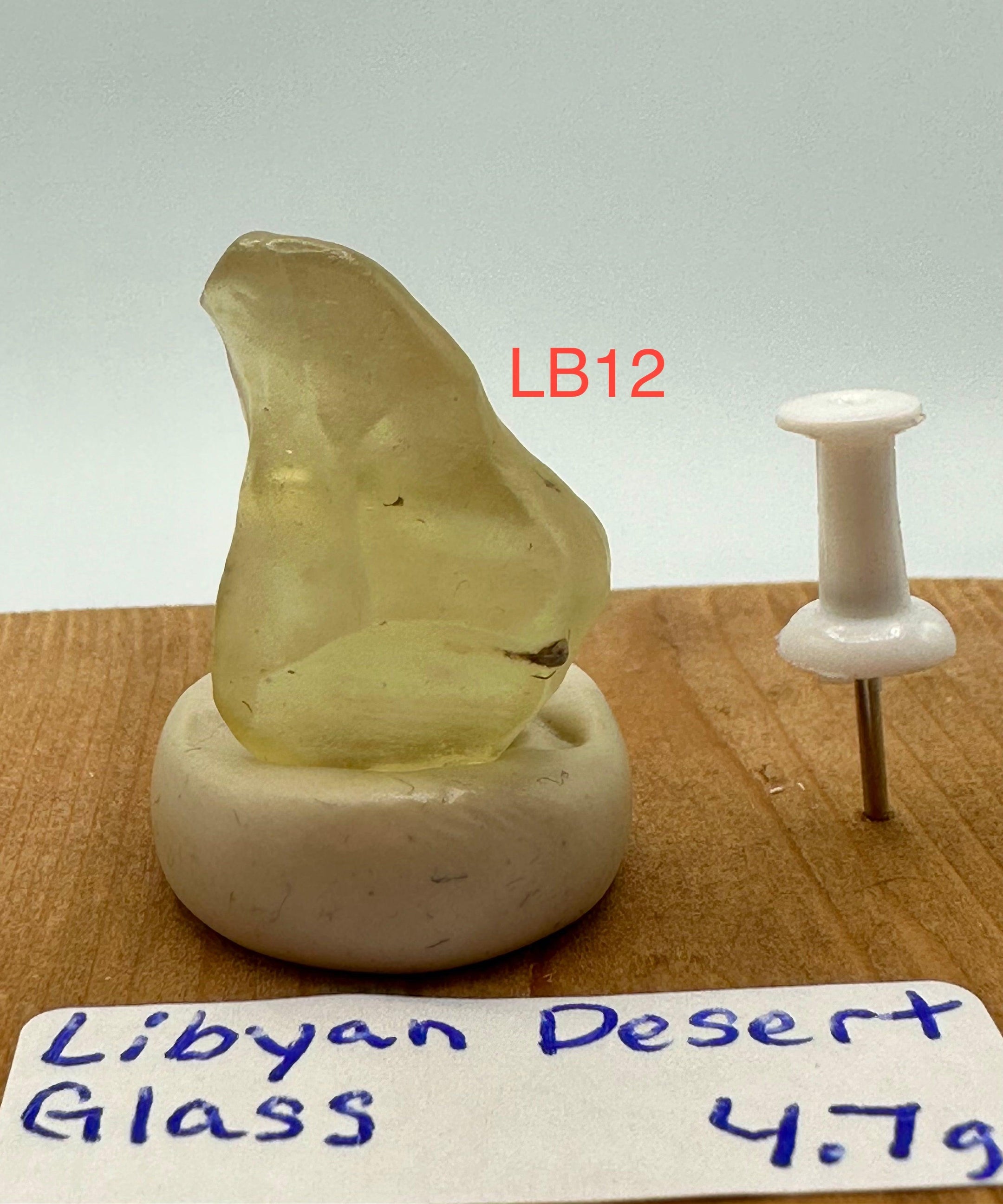 Libyan Desert Glass Specimen A+ Grade - Tektite - Libyan Crystal, 4.5-4.9 Grams, Pick Your Piece - The Celestial Boutique