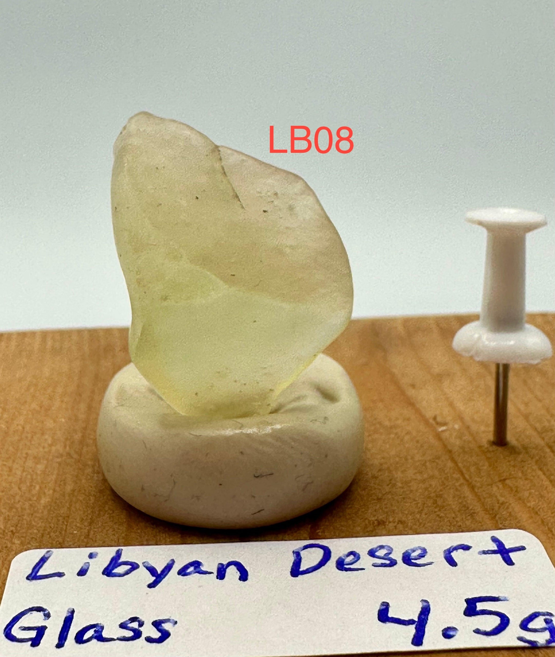 Libyan Desert Glass Specimen A+ Grade - Tektite - Libyan Crystal, 4.5-4.9 Grams, Pick Your Piece - The Celestial Boutique