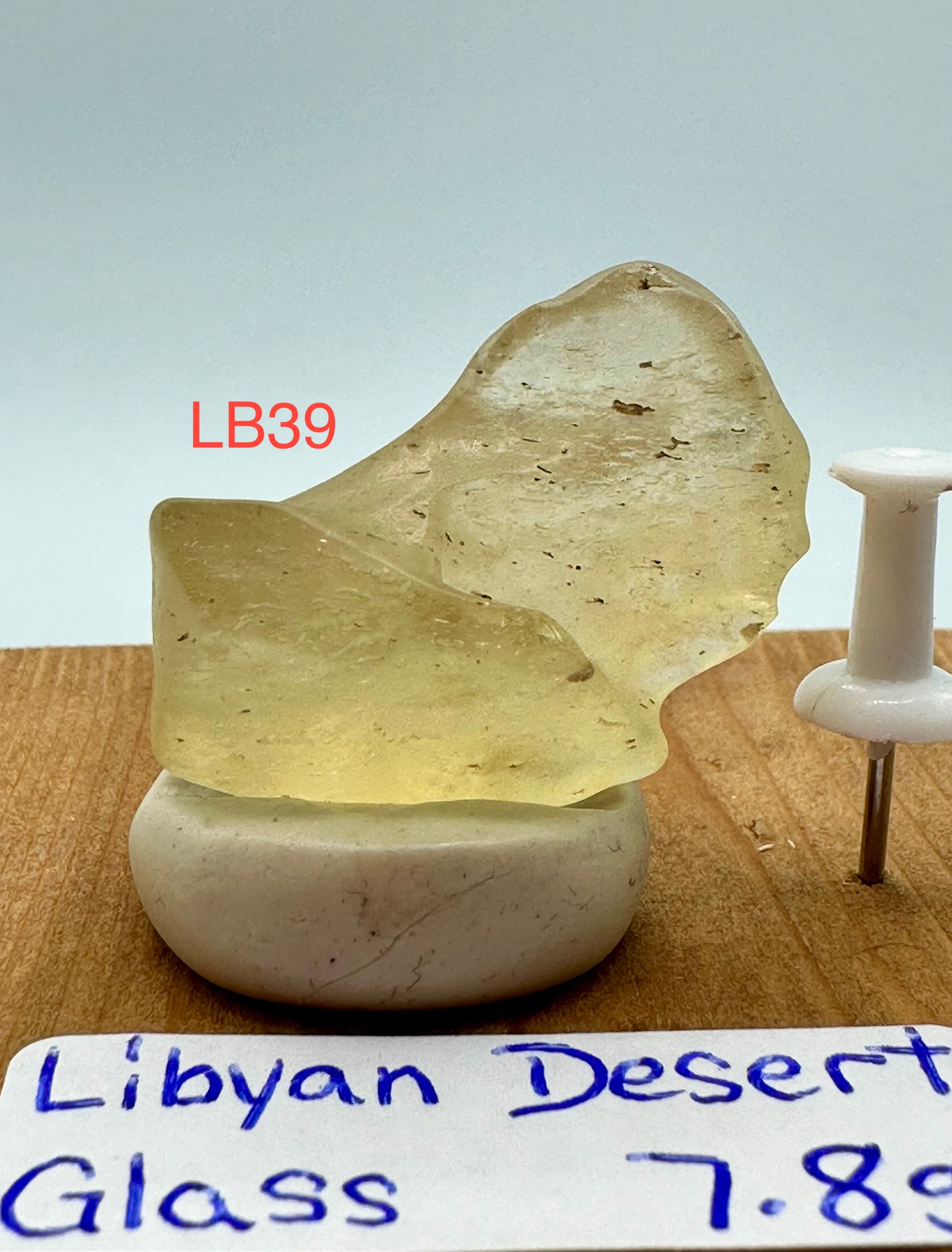 Libyan Desert Glass A+ grade - Tektite - Libyan Crystal, 7-7.9 Grams, Pick your piece - The Celestial Boutique