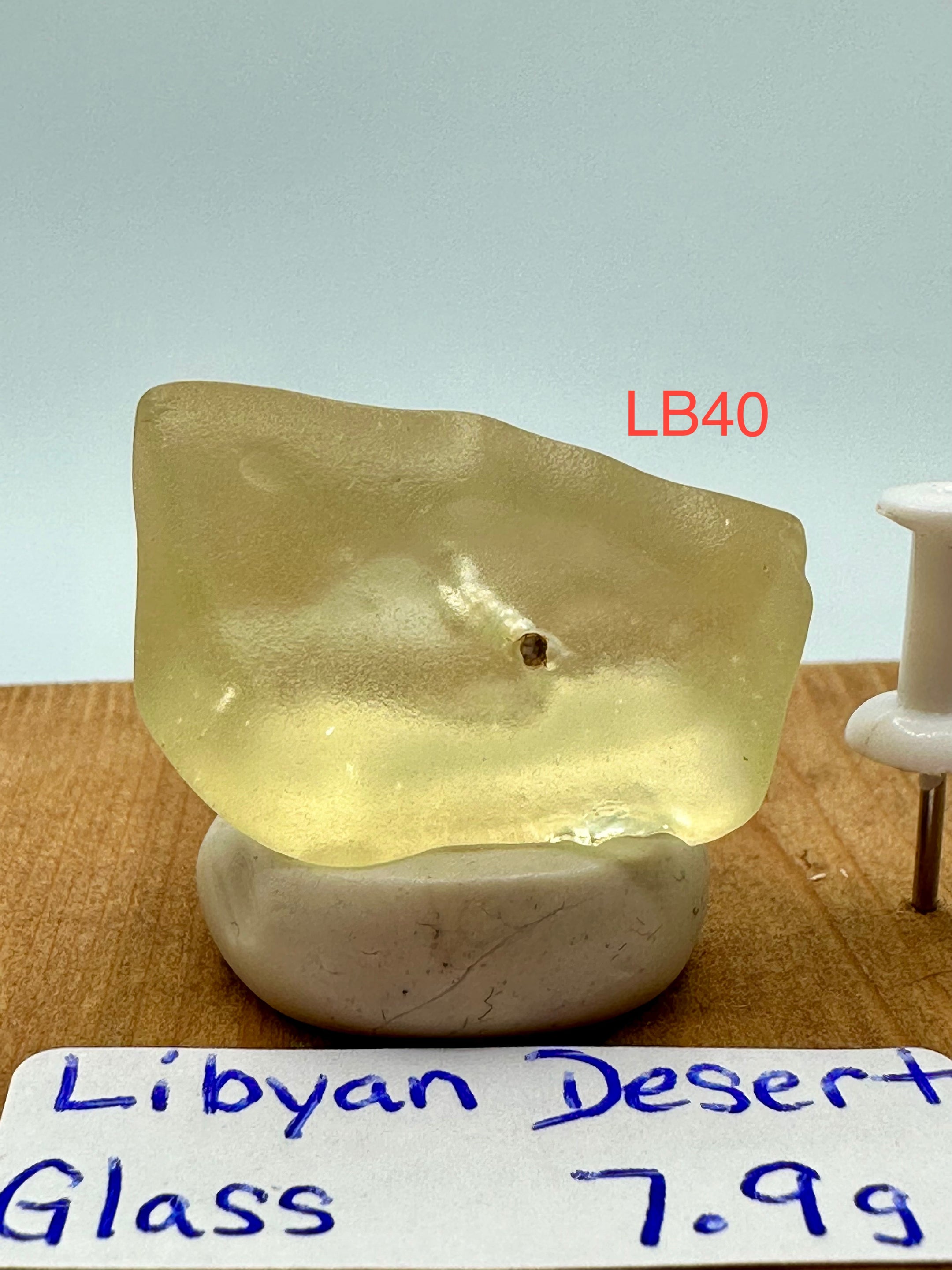 Libyan Desert Glass A+ grade - Tektite - Libyan Crystal, 7-7.9 Grams, Pick your piece - The Celestial Boutique