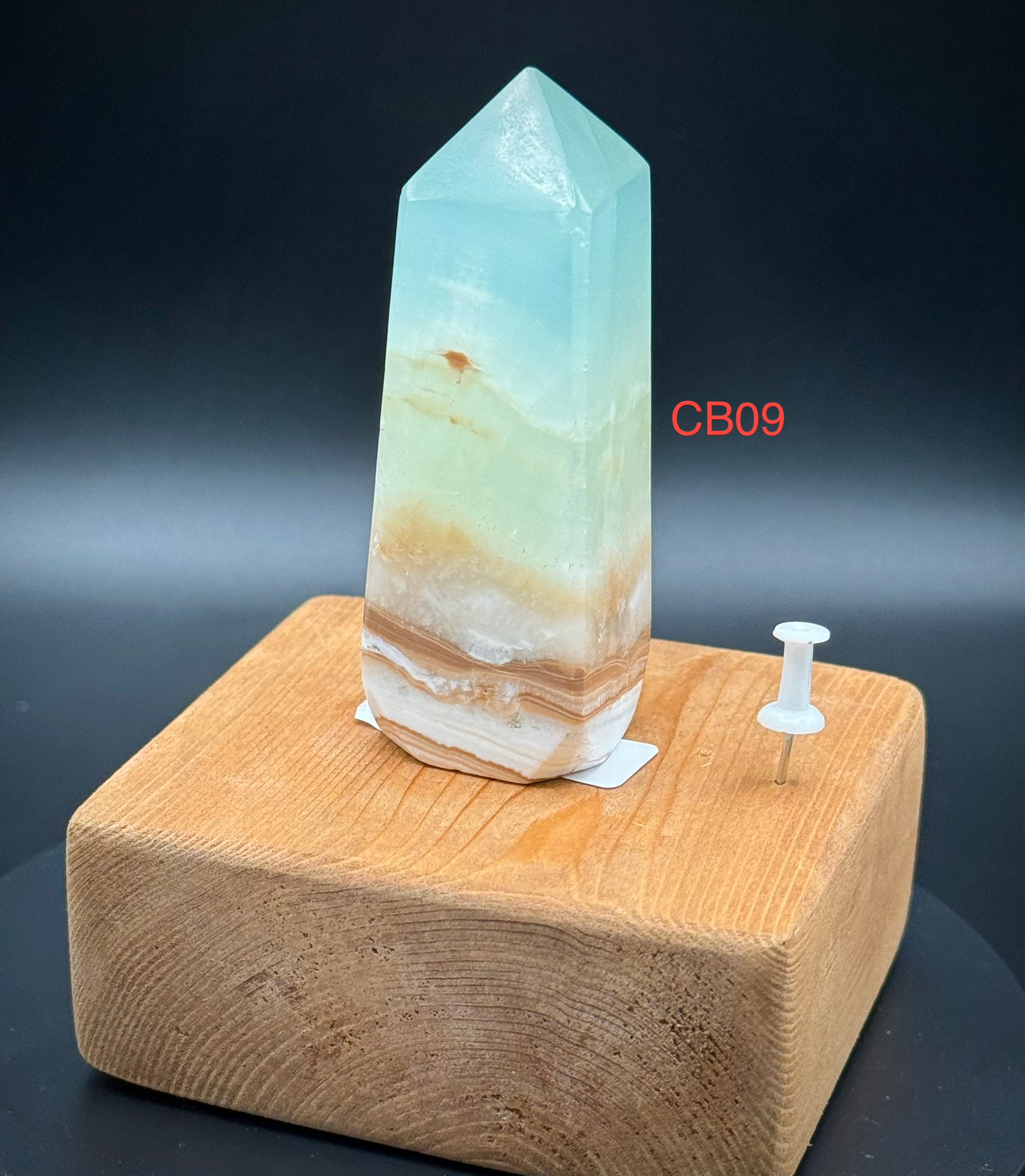 Natural Carribean Calcite Towers from Pakistan, A++ Quality, Beautiful and Authentic! 130-210 Grams - The Celestial Boutique