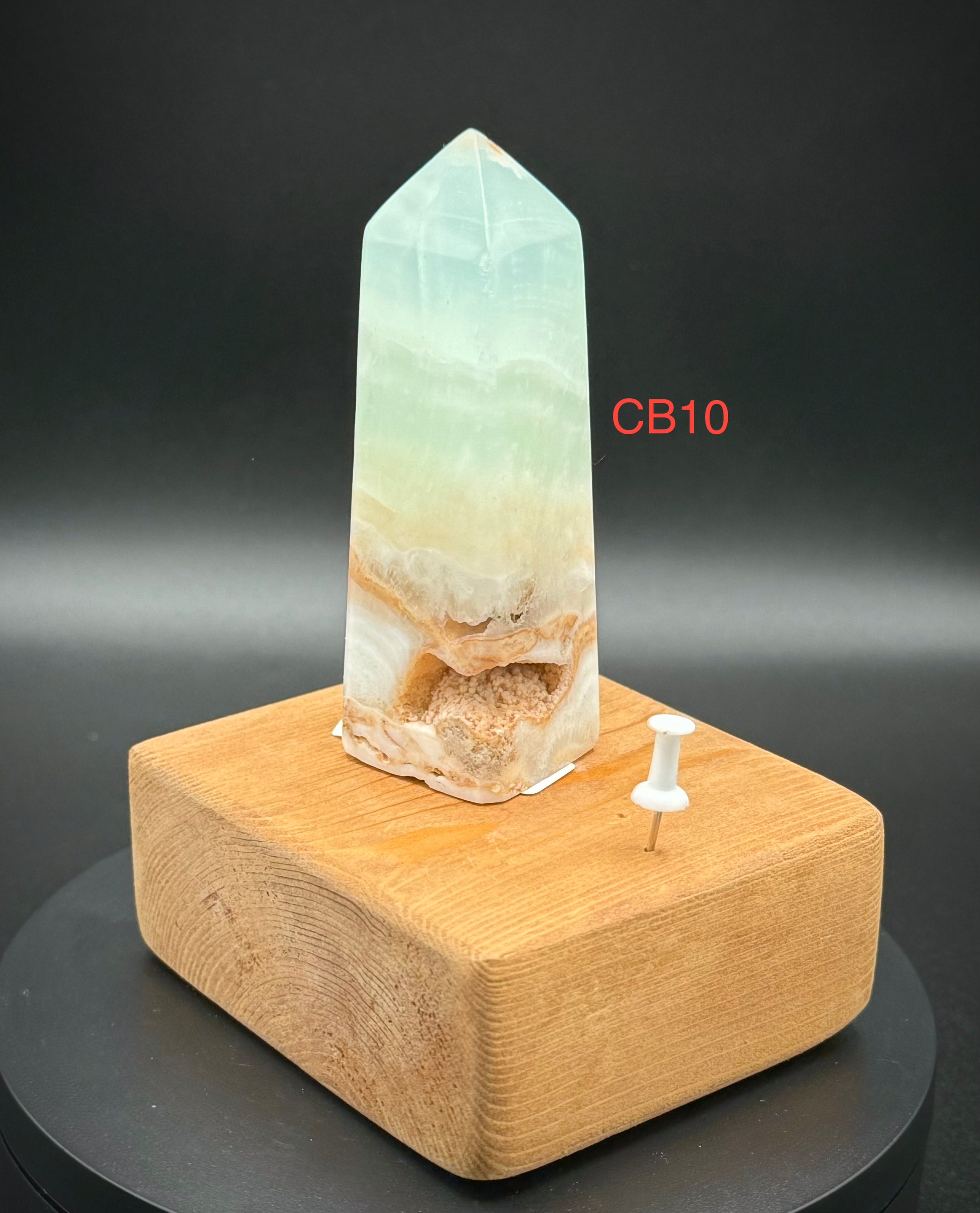 Natural Carribean Calcite Towers from Pakistan, A++ Quality, Beautiful and Authentic! 130-210 Grams - The Celestial Boutique