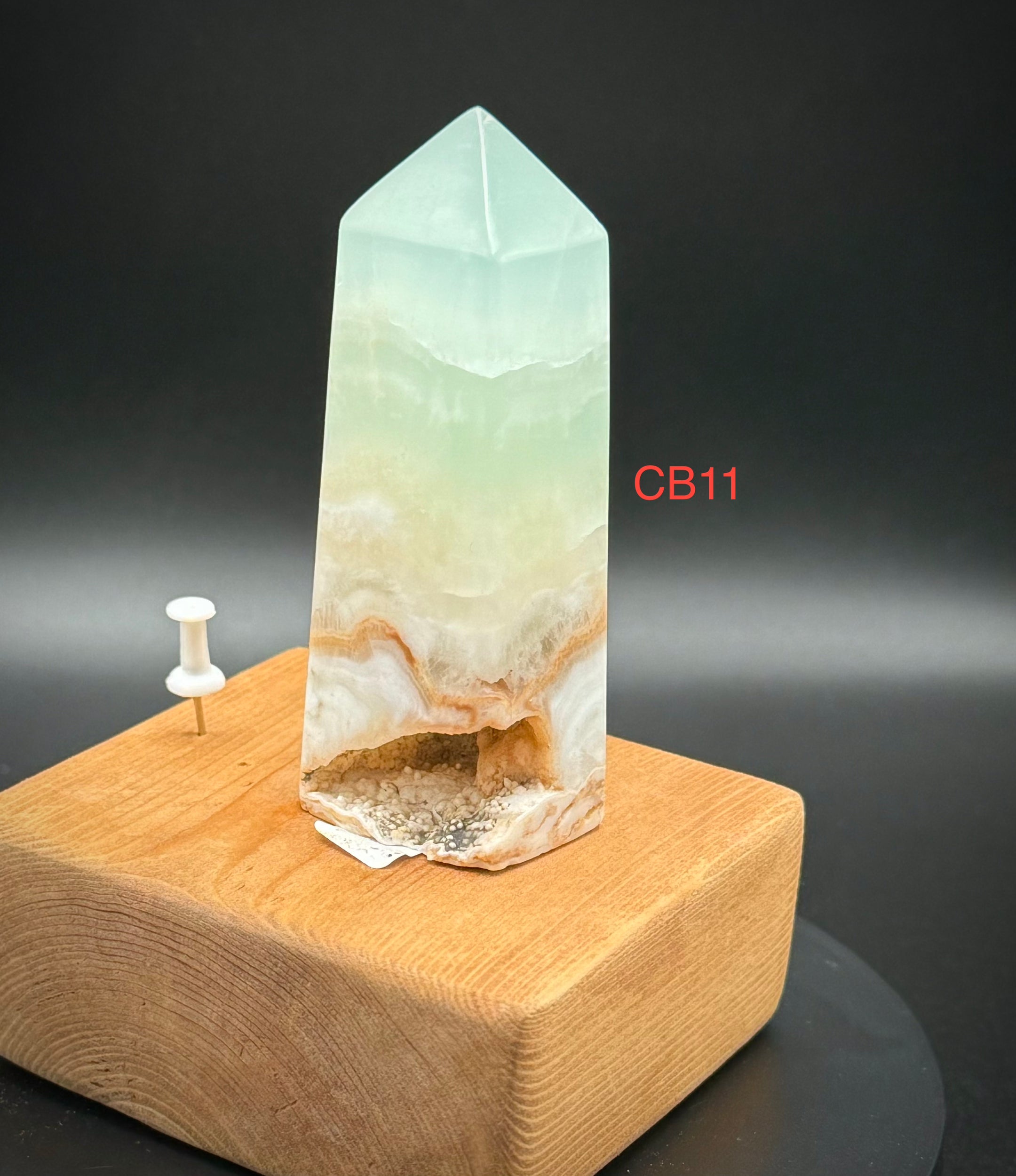 Natural Carribean Calcite Towers from Pakistan, A++ Quality, Beautiful and Authentic! 130-210 Grams - The Celestial Boutique