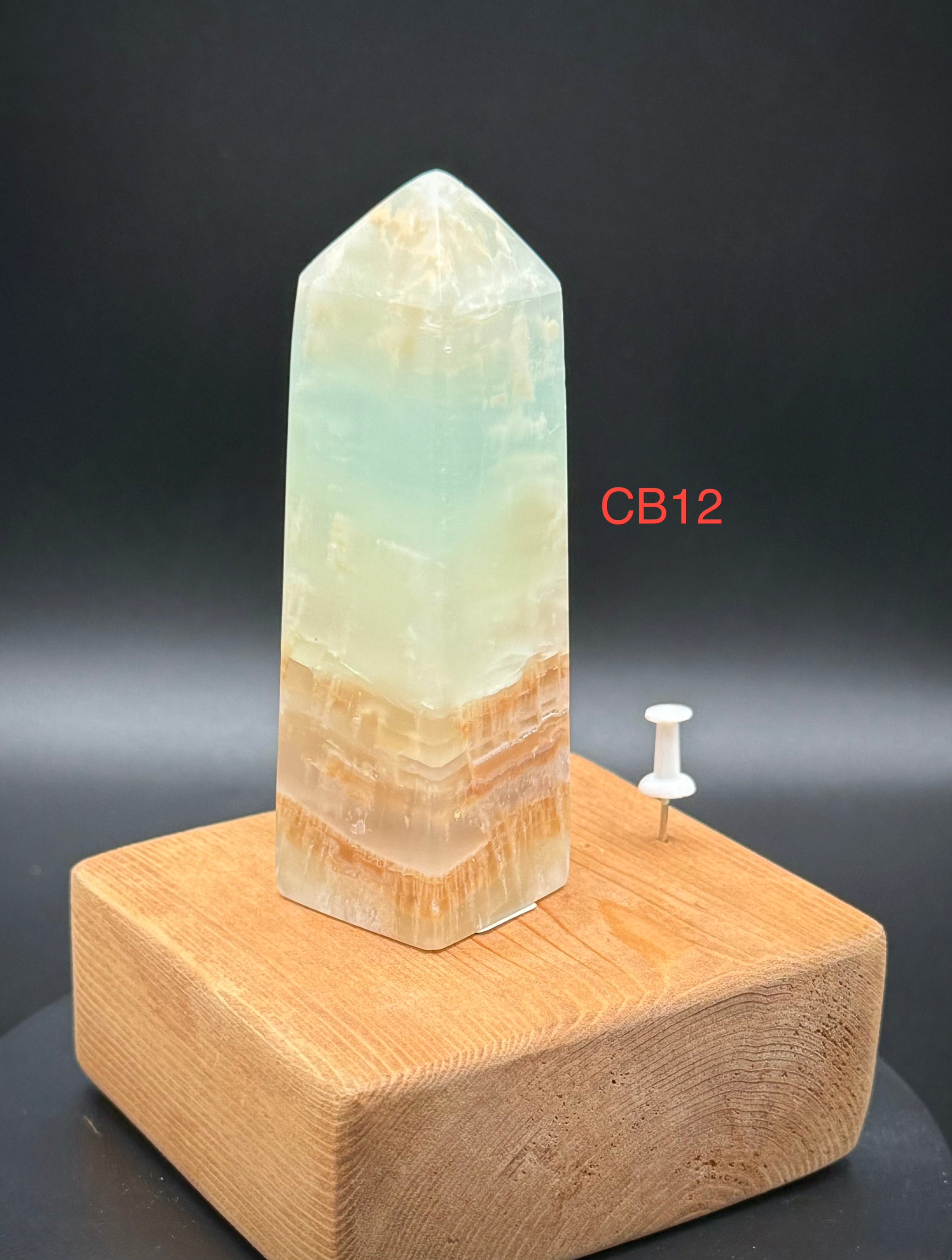 Natural Carribean Calcite Towers from Pakistan, A++ Quality, Beautiful and Authentic! 130-210 Grams - The Celestial Boutique