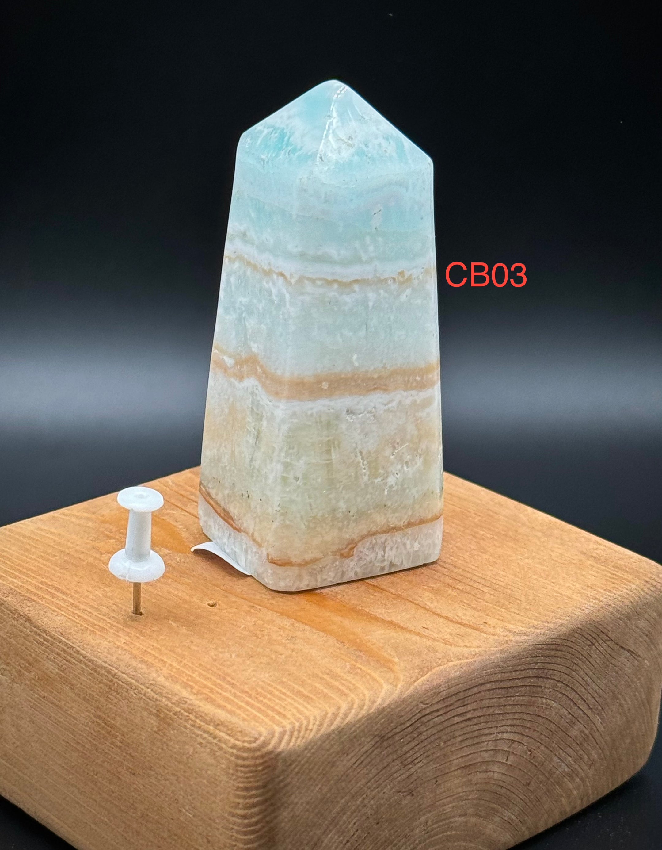 Natural Caribbean Calcite Towers from Pakistan, A++ Quality, Beautiful and Authentic! 72-143 Grams - The Celestial Boutique