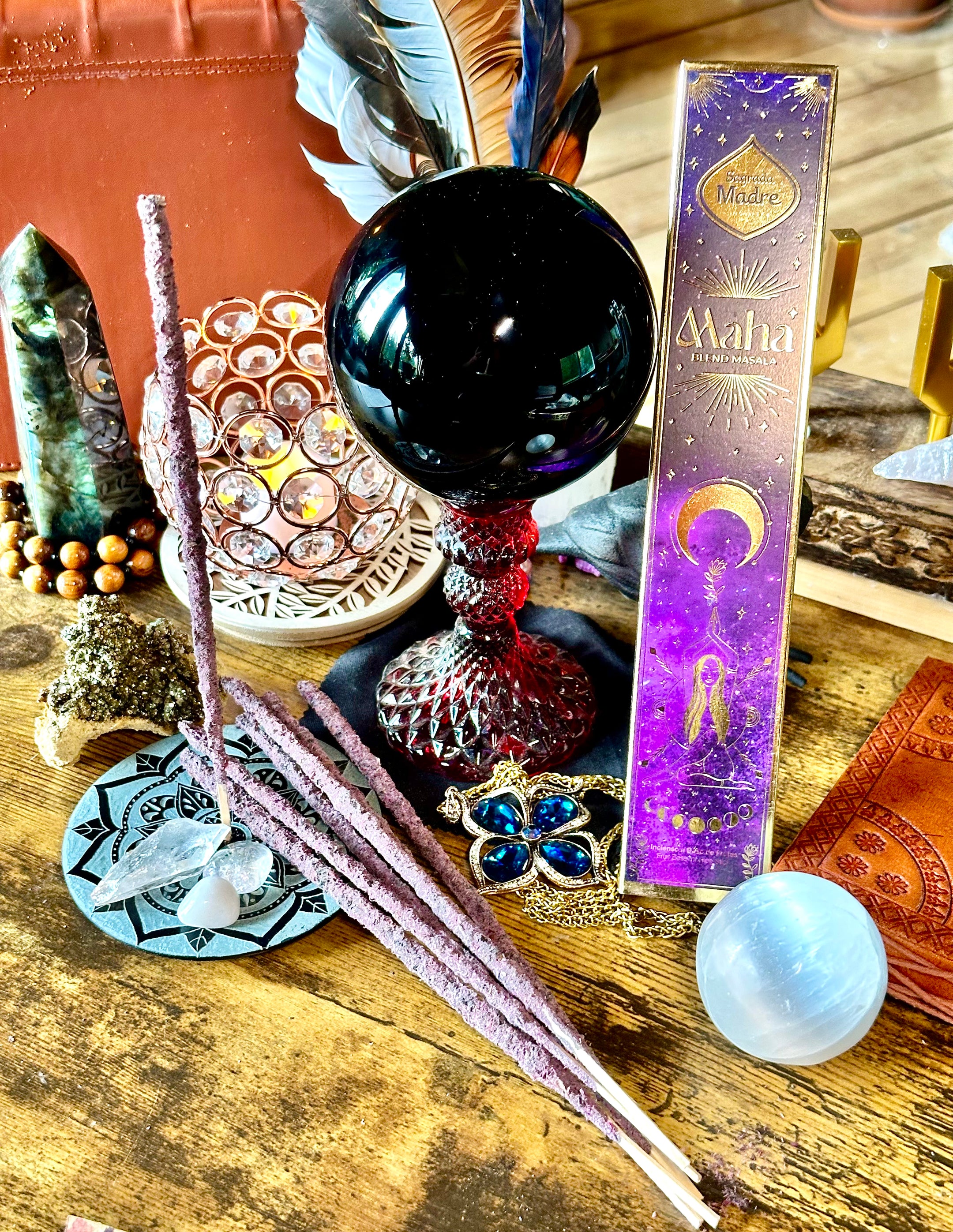 Sagrada Madre Incense - Premium Incense Sticks, Amazing Aroma, Choose from Gaia, Maha, or Copal - The Celestial Boutique