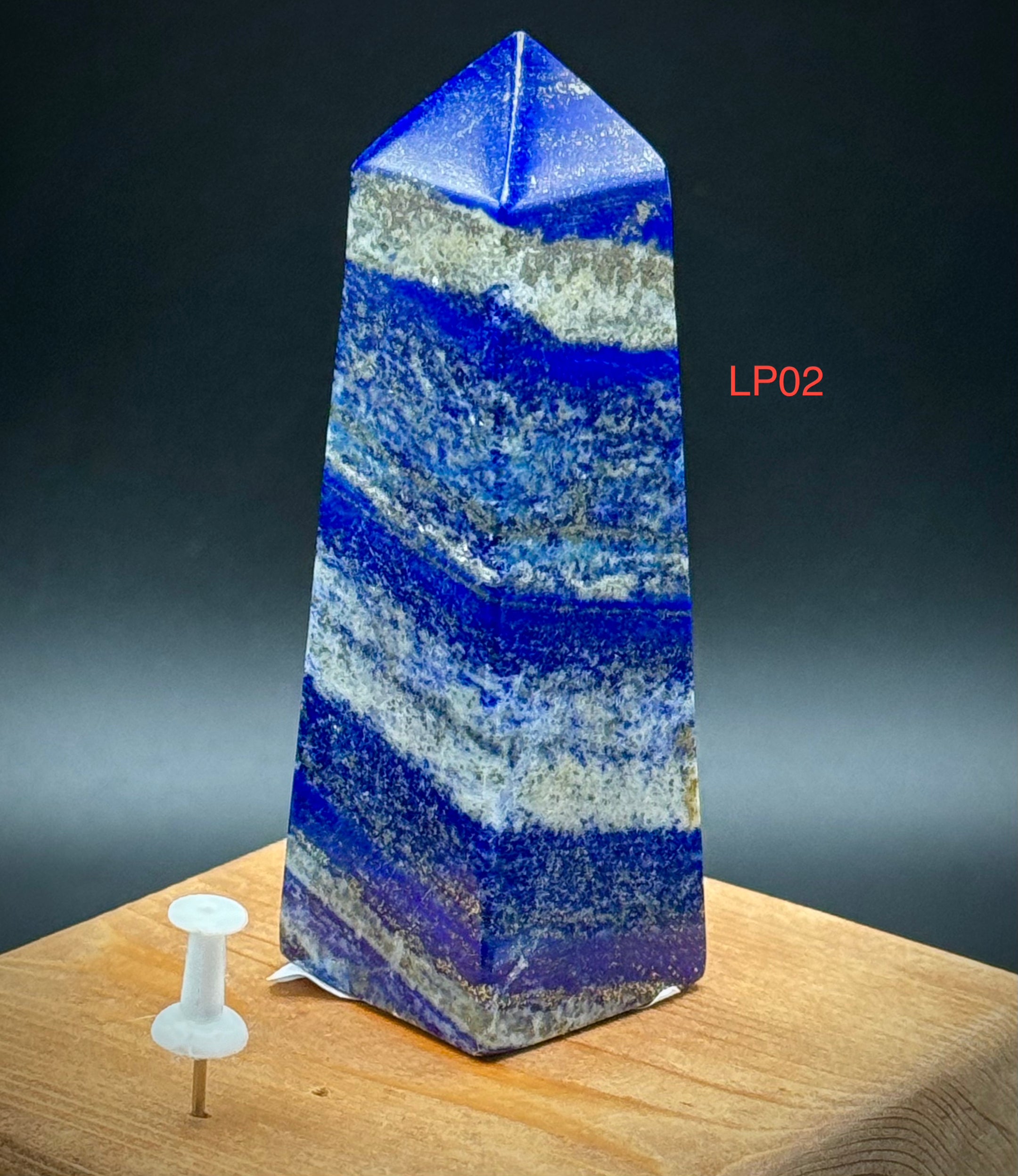 Natural Lapis Lazuli Towers with Pyrite Inclusions, Beautiful and Authentic, A++ Quality Gemstone Decor - The Celestial Boutique