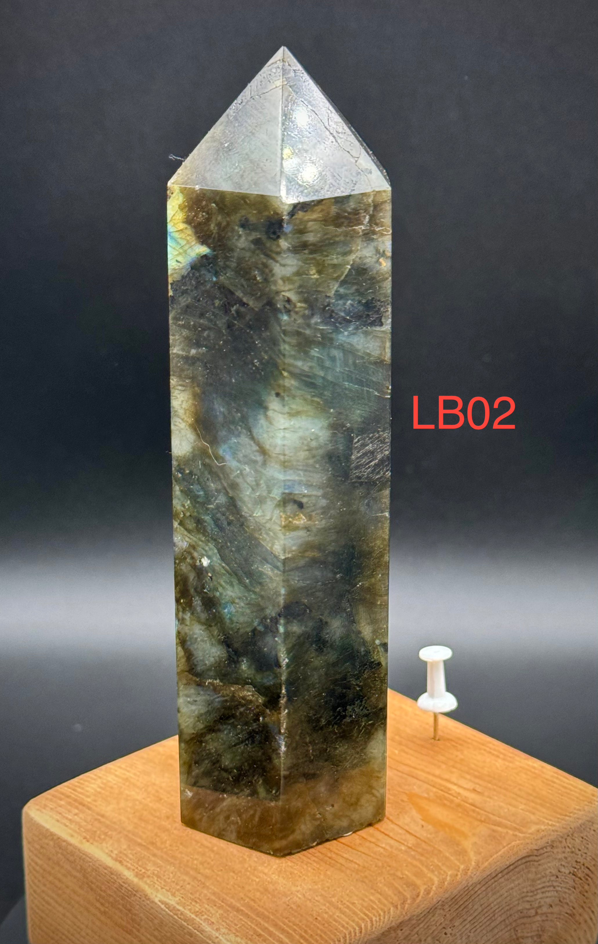 Labradorite Towers from Madagascar, Super Flashy, A++ Quality, Beautiful and Rare, Medium Size, 2 to Choose From - The Celestial Boutique