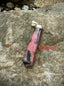 Polished Rhodonite Point Pendant Sterling Silver .925, Beautiful Gemstone Jewelry - The Celestial Boutique
