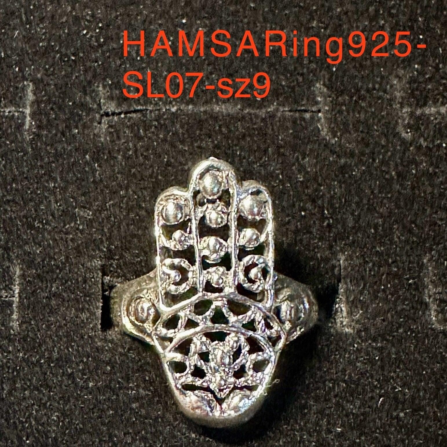 Bague Hamsa main de Fatima, argent sterling 925, belle et authentique, bijoux élégants, cadeau symbolique