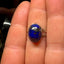 Lapis Lazuli Sterling Silver Ring, Beautiful and Authentic! Size 9, R599