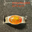 Amber Crystal Ring, 925 Sterling Silver, Beautiful and Authentic, Size 10, Elegant Jewelry, Unique Gift - The Celestial Boutique