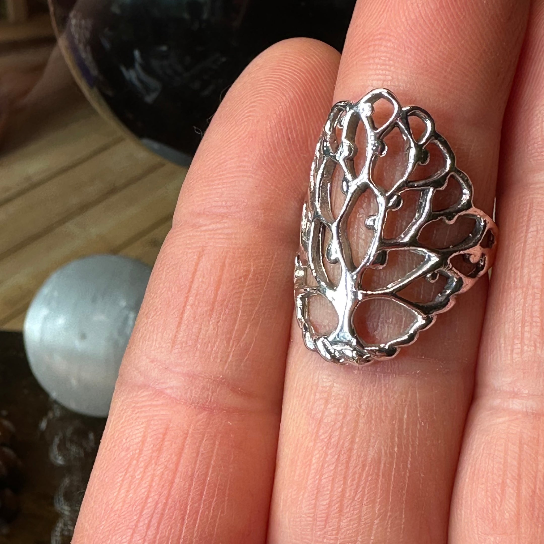 Bague Arbre de Vie, Argent Sterling 925, Belle et Authentique, Bijoux Élégants, Cadeau Symbolique