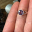 Amethyst Faceted Crystal Ring, 925 Sterling Silver, Beautiful and Authentic, Size 7, Elegant Jewelry, Unique Gift, R556