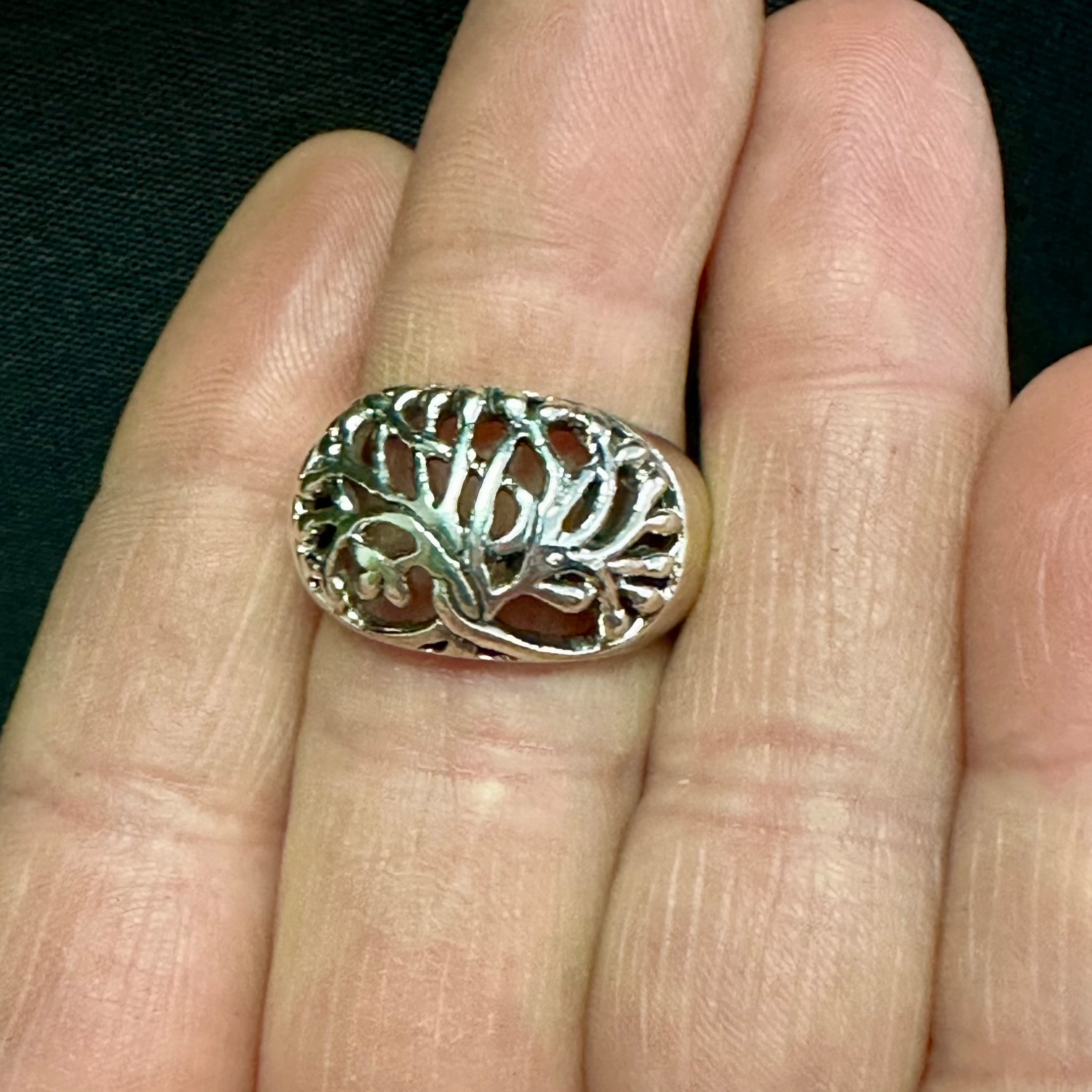 Bague Arbre de Vie, Argent Sterling 925, Belle et Authentique, Bijoux Élégants, Cadeau Symbolique