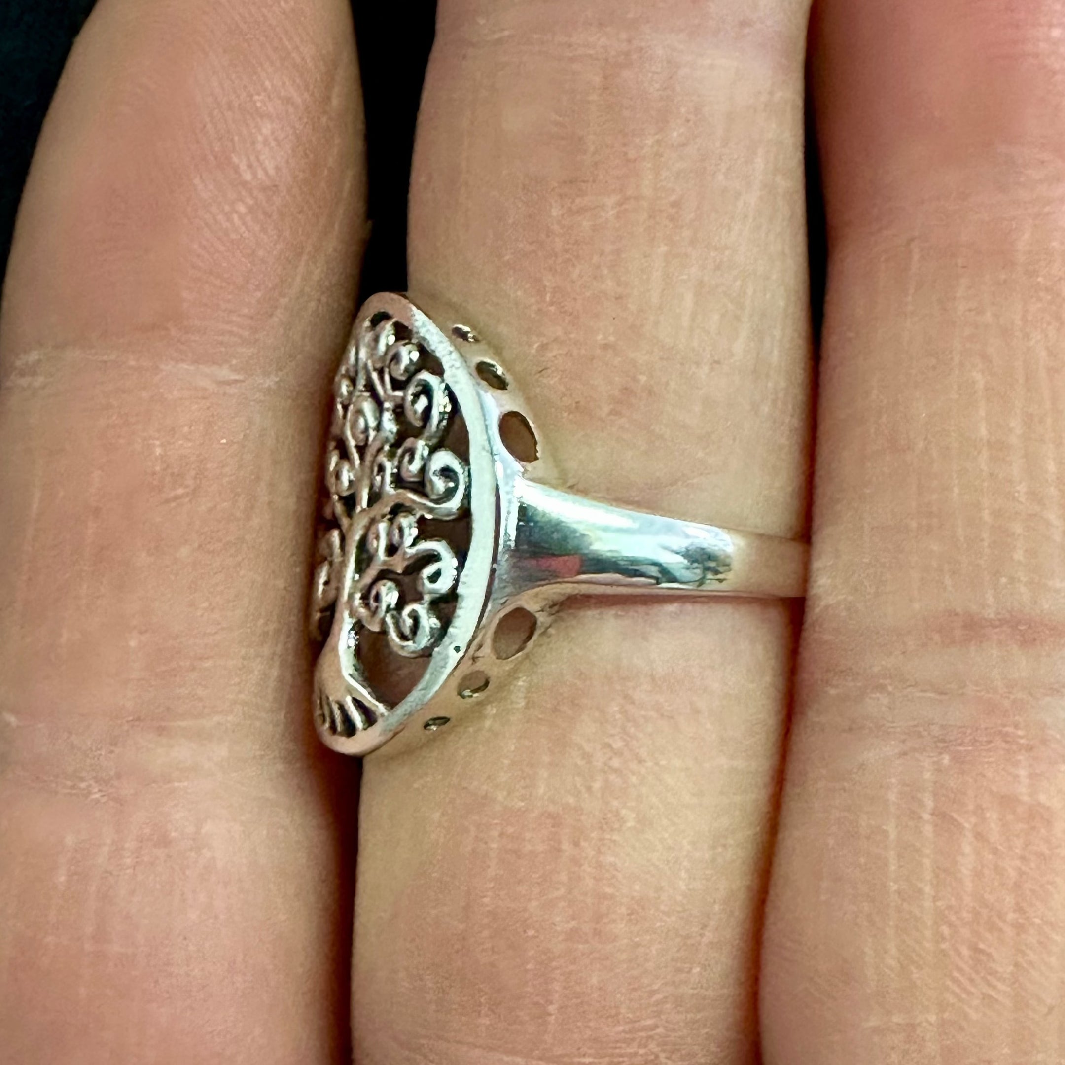 Bague Arbre de Vie, Argent Sterling 925, Belle et Authentique, Bijoux Élégants, Cadeau Symbolique